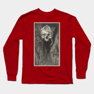 The Duchess of Malfi Skull Crown Flowers Long Sleeve T-Shirt